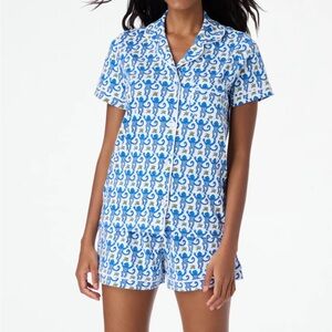🩵🐒ROLLER RABBIT BLUE MONKEY SHORT PJS🐒🩵